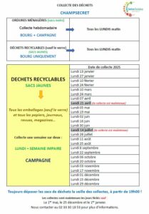 Read more about the article Collecte des déchets 2025